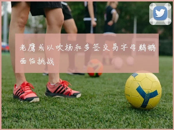 老鹰或以吹杨和多签交易字母鹈鹕面临挑战